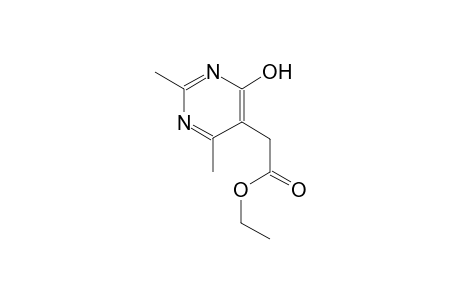 5-pyrimidineacetic acid, 4-hydroxy-2,6-dimethyl-, ethyl ester