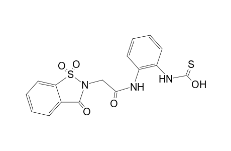 N-(Saccharinylacetyl)-2-aminophenylthiocarbamate