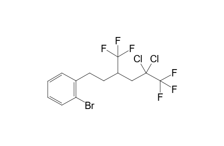 1-Bromo-2-(5,5-dichloro-6,6,6-trifluoro-3-(trifluoromethyl)hexyl)benzene