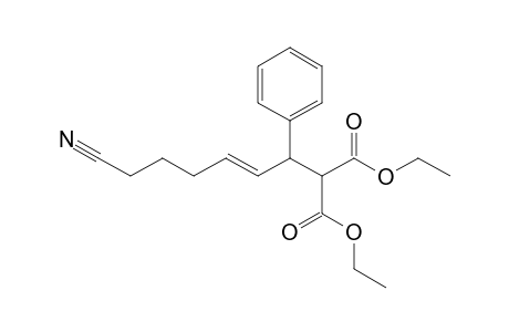 Diethyl 6-cyano-1-phenyl-2-hexenylmalonate