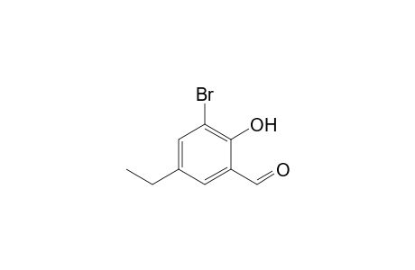 3-Bromanyl-5-ethyl-2-oxidanyl-benzaldehyde
