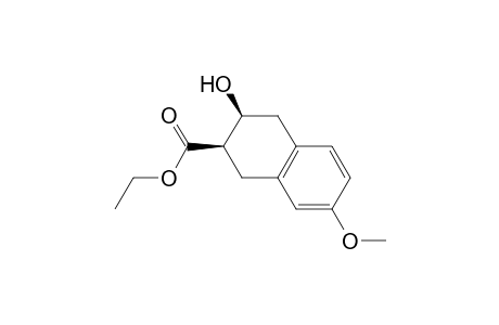 Ethyl (2r,3s)-1,2,3,4-tetrahydro-3-hydroxy-7-methoxynaphthalene-2-carboxylate