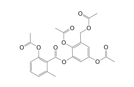 2-Acetoxy-6-methyl-benzoic acid 2,5-diacetoxy-3-acetoxymethyl-phenyl ester