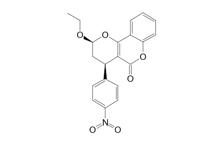 CIS-3,4-DIHYDRO-2-ETHOXY-4-(PARA-NITROPHENYL)-2H,5H-PYRANO-[3,2-C]-[1]-BENZOPYRAN-5-ONE