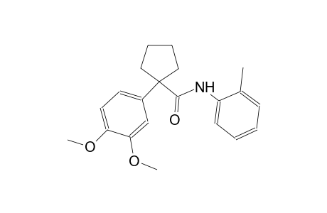 cyclopentanecarboxamide, 1-(3,4-dimethoxyphenyl)-N-(2-methylphenyl)-