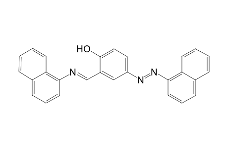 4-[(E)-1-Naphthyldiazenyl]-2-[(E)-(1-naphthylimino)methyl]phenol