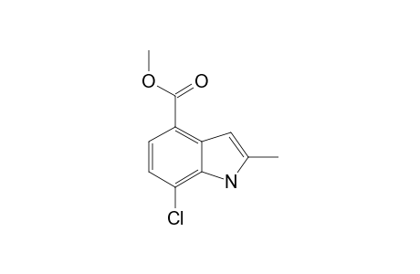 7-CHLORO-2-METHYL-1H-INDOLE-4-CARBOXYLIC-ACID-METHYLESTER