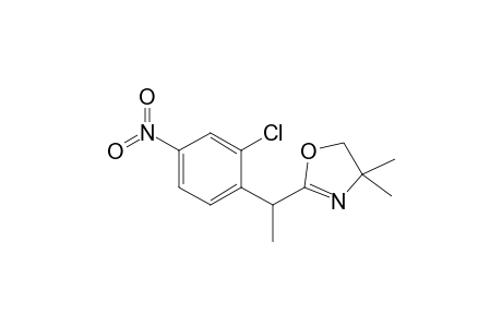 2-[1-(2-chloranyl-4-nitro-phenyl)ethyl]-4,4-dimethyl-5H-1,3-oxazole