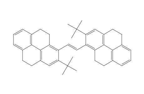 2-tert-butyl-1-[(E)-2-(2-tert-butyl-4,5,9,10-tetrahydropyren-1-yl)ethenyl]-4,5,9,10-tetrahydropyrene
