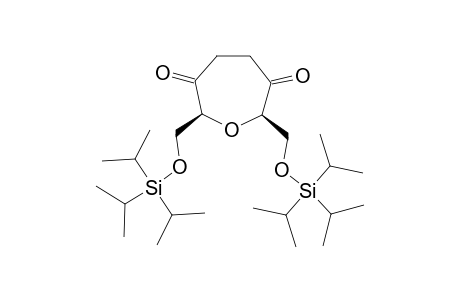 (2S*,7R*)-2,7-Bis(triisopropylsilyloxymethyl)oxepine-3,6-dione