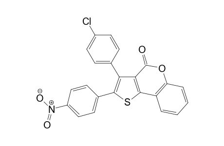 3-(4-Chlorophenyl)-2-(4-nitrophenyl)-4H-thieno[3,2-c]chromen4-one