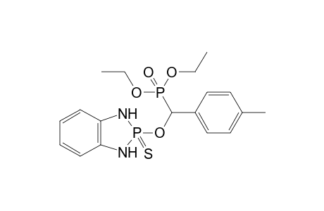 2-[(P,P-Diethoxy)phosphono(p-methylbenzyl)oxy]-2,3-dihydro-1H-1,3,2-benzodiazaphosphole-2-sulfide