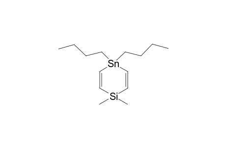 1,1-Dimethyl-4,4-dibutyl-1-sila-4-stannacyclohexa-2,5-dienene