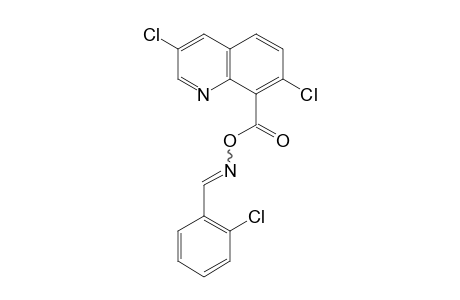 Benzaldehyde, 2-chloro-, O-[(3,7-dichloro-8-quinolinyl)carbonyl]oxime