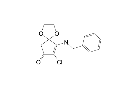 6-BENZYLAMINO-7-CHLORO-1,4-DIOXASPIRO-[4.4]-NON-6-EN-8-ONE