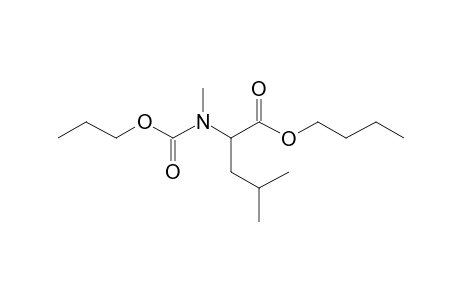 L-Leucine, N-methyl-N-propoxycarbonyl-, butyl ester