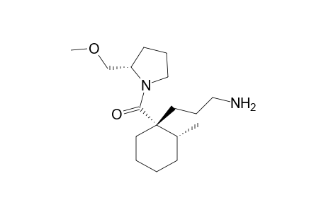 ((1R,2R)-1-(3-aminopropyl)-2-methylcyclohexyl)((S)-2-(methoxymethyl)pyrrolidin-1-yl)methanone
