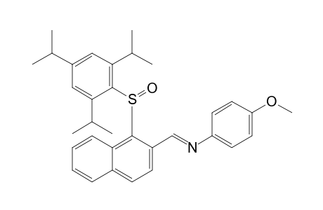 N-(p-Methoxyphenyl)-[1-(2,4,6-triisopropylphenylsulfinyl)-2-naphthyl]methanimine