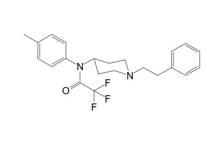 N-(4-Methylphenyl)-N-[1-(2-phenylethyl)piperidin-4-yl]trifluoroacetamide