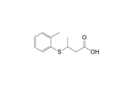 3-(2-Methylphenylthio)butanoic acid