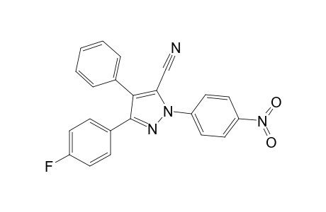 3-(4'-Fluorophenyl)-1-(p-nitrophenyl)-4-phenyl-1H-pyrazole-5-carbonitrile