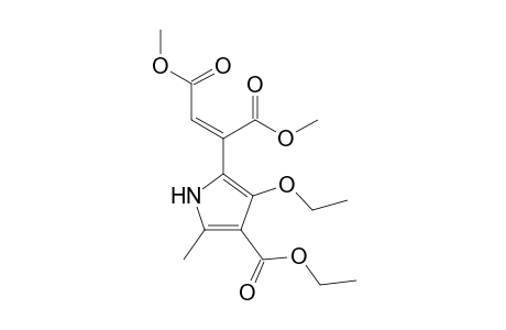 (Z)-Dimethyl 2-(3-ethoxy-4-ethoxycarbonyl-5-methyl-1H-pyrrol-2-yl)but-2-enedioate