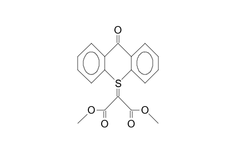 Thioxanthonium bis(carbomethoxy)-methylide
