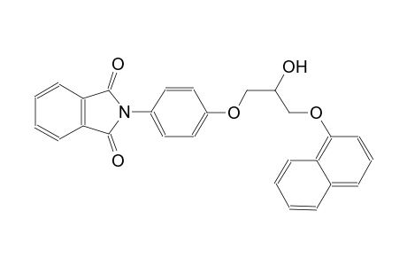 1H-isoindole-1,3(2H)-dione, 2-[4-[2-hydroxy-3-(1-naphthalenyloxy)propoxy]phenyl]-