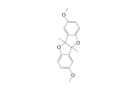 4B,9B-DIMETHYL-3,8-DIMETHOXY-4B,9B-DIHYDROBENZOFURO-[3,2]-BENZOFURANE