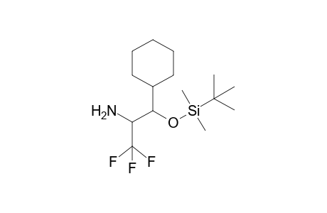 (syn)-[2-(t-Butyldimethylsilyl)oxy-2-cyclohexyl-1-(trifluoromethyl)]-ethylamine
