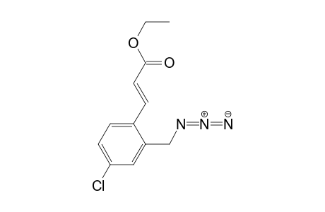 2-Propenoic acid, 3-[2-(azidomethyl)-4-chlorophenyl]-, ethyl ester, (E)-