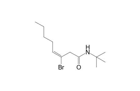 (E)-N-t-Butyl-3-bromo-3-octenamide