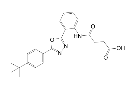 2'-[5-(p-tert-butylphenyl)-1,3,4-oxadiazol-2-yl]succinanilic acid