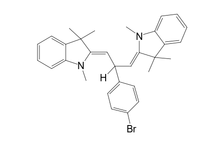 (2Z,2'E)-2,2'-(2-(p-Bromophenylpropane-1,3-diylidene)) bis(1,3,3-trimethylindoline)