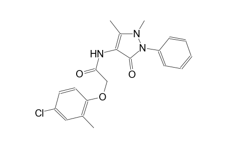 2-(4-chloro-2-methylphenoxy)-N-(1,5-dimethyl-3-oxo-2-phenyl-2,3-dihydro-1H-pyrazol-4-yl)acetamide