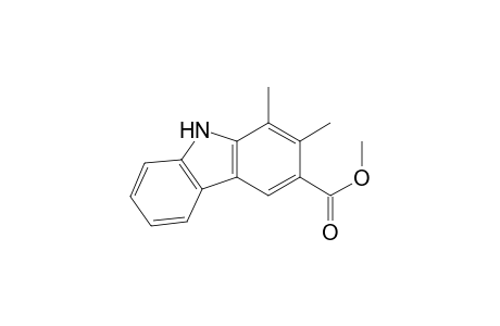 9H-Carbazole-3-carboxylic acid, 1,2-dimethyl-, methyl ester