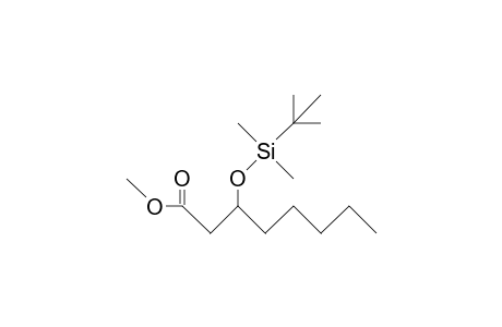 3(R)-(T-Butyl-dimethyl-silyloxy)-octanoic acid, methyl ester