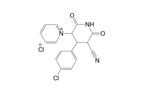 pyridinium, 1-[4-(4-chlorophenyl)-5-cyano-2,6-dioxo-3-piperidinyl]-,chloride