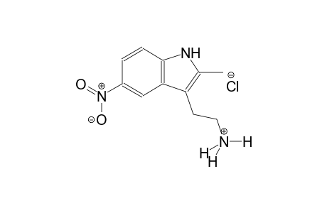 1H-indole-3-ethanaminium, 2-methyl-5-nitro-, chloride