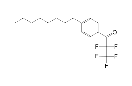1-Propanone, 2,2,3,3,3-pentafluoro-1-(4-octylphenyl)-