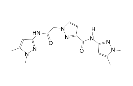 1H-pyrazole-1-acetamide, N-(1,5-dimethyl-1H-pyrazol-3-yl)-3-[[(1,5-dimethyl-1H-pyrazol-3-yl)amino]carbonyl]-