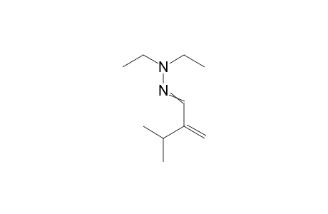 Diethylhydrazone .alpha.-isopropylacrylaldehyde