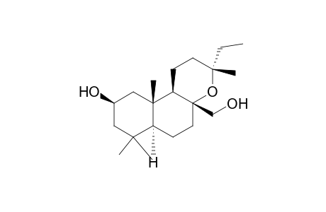 8.alpha.,13-epoxylabdan-2.beta,20-diol