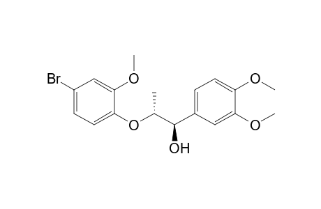 (1R,2R)-1-(3'',4''-Dimethoxyphenyl)-1-hydroxy-2-(4'-bromo-2'-methoxyphenoxy)propane