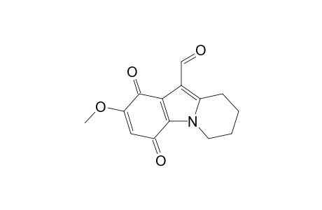 10-Formyl-2-methoxy-7,8,9,10-tetrahydropyrido[1,2-a]indole-1,4-dione