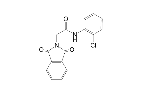 2-[1,3-bis(oxidanylidene)isoindol-2-yl]-N-(2-chlorophenyl)ethanamide