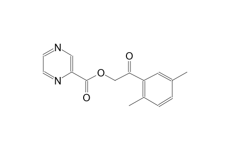 2-(2,5-Dimethylphenyl)-2-oxoethyl 2-pyrazinecarboxylate
