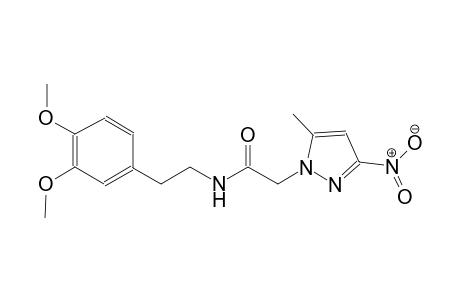 N-[2-(3,4-dimethoxyphenyl)ethyl]-2-(5-methyl-3-nitro-1H-pyrazol-1-yl)acetamide