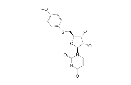 5'-S-(4-METHOXYPHENYL)-5'-THIOURIDINE