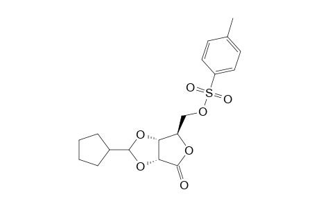 2,3-O-CYCLOHEXYLIDENE-5-O-PARA-TOLUENE-SULFONYL-D-RIBONO-1,4-LACTONE